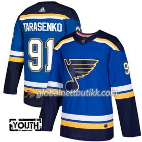 St. Louis Blues Hockeydrakt Vladimir Tarasenko 91 2017-2018 Blå Adidas Authentic - Barn